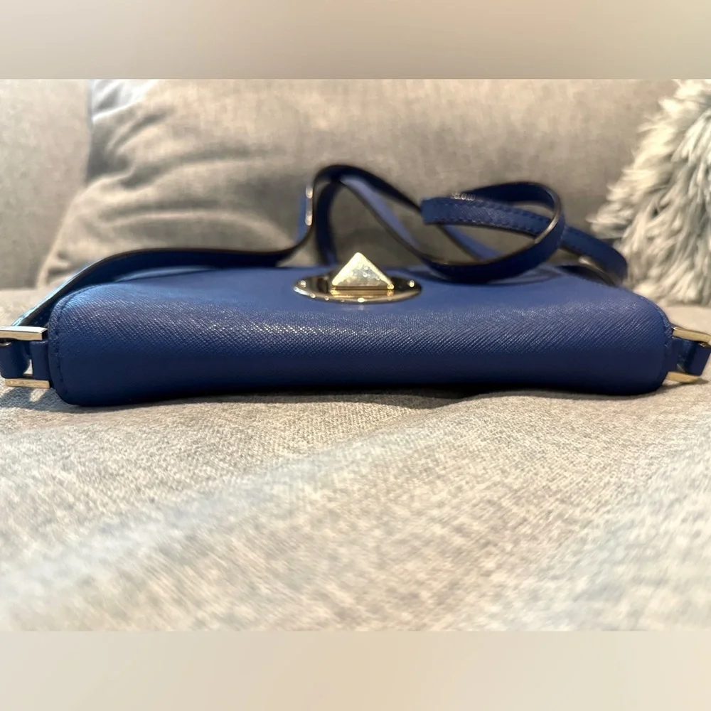 Kate Spade Newbury Lane Sally Crossbody Bag in Royal Blue Saffiano Leather, EUC - Picture 9 of 14